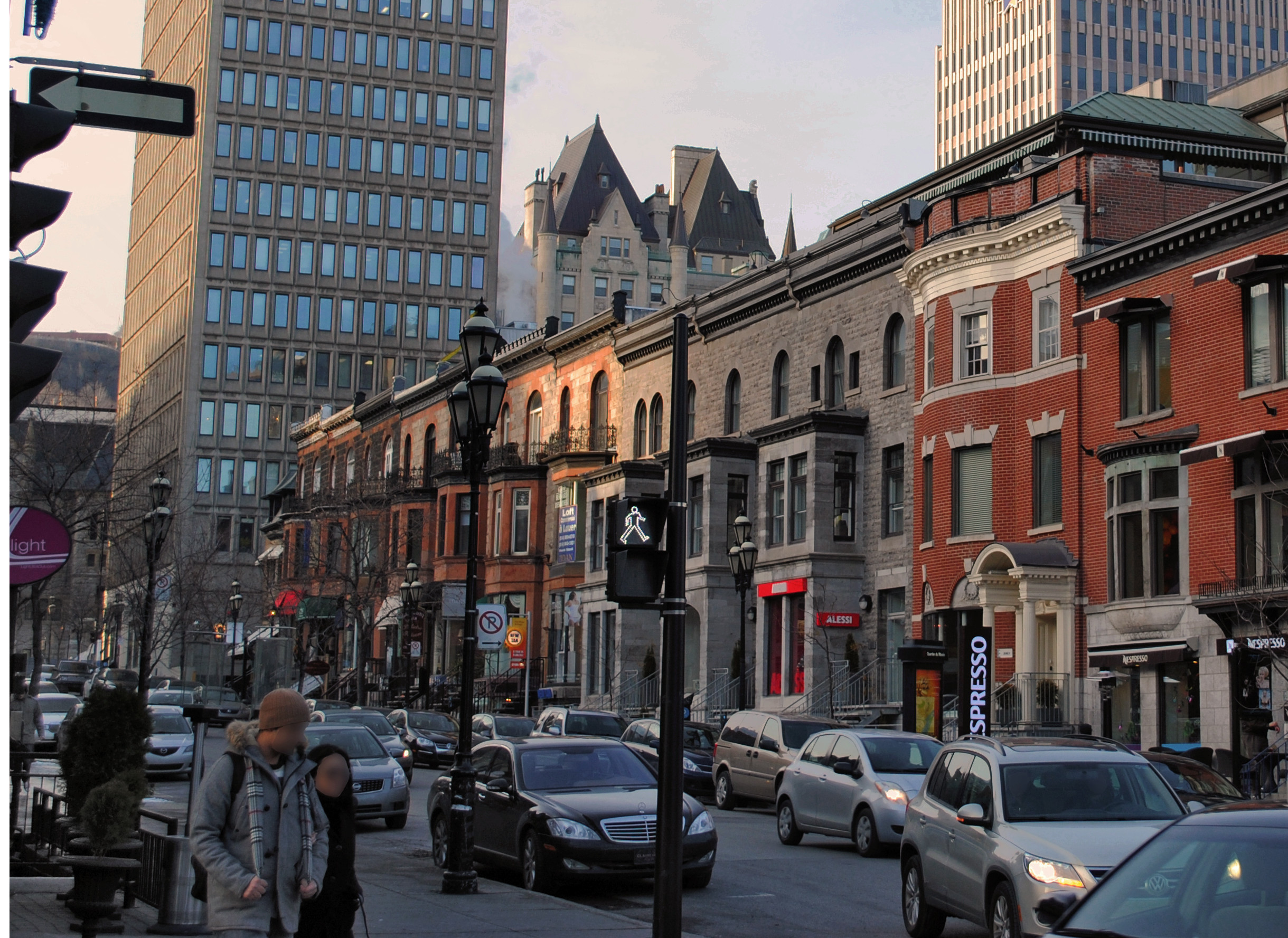 Photo La rue Crescent à Montréal - Canada