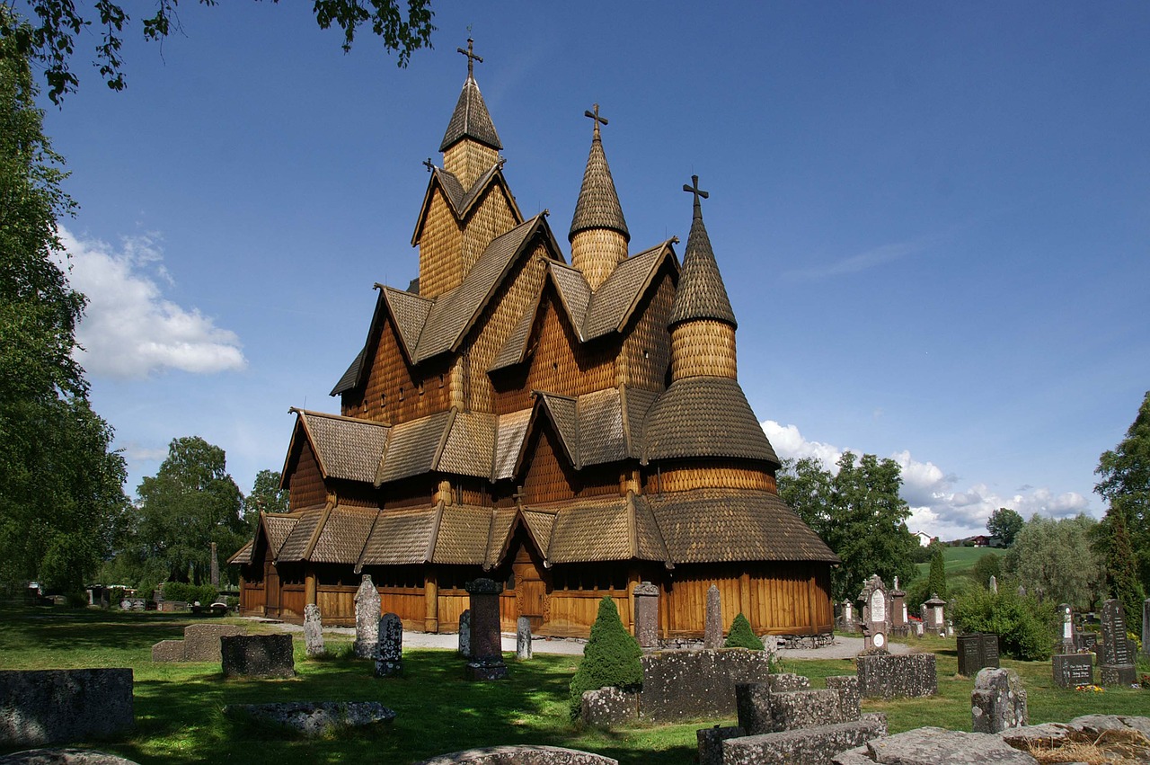 Photo Stavkirke de Heddal - Norvège